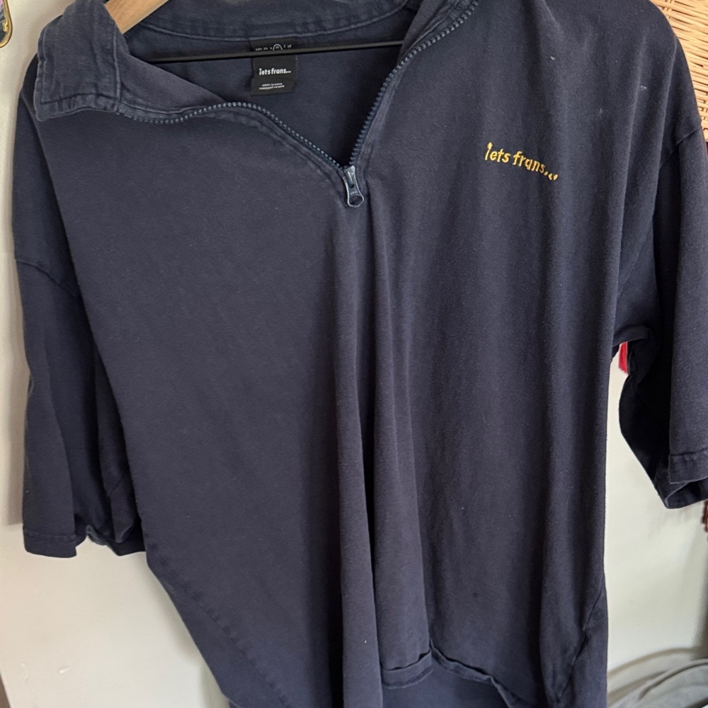 Lets Frame Navy Short Sleeve Tee